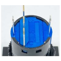 共立電子産業 照光式プッシュスイッチ 長方形 モーメンタリ 赤色 24V 65-9644-98 1個（直送品）