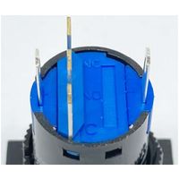 共立電子産業 照光式プッシュスイッチ 長方形 モーメンタリ 黄色 24V 65-9645-01 1個（直送品）