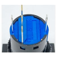 共立電子産業 照光式プッシュスイッチ 長方形 オルタネイト 赤色 24V 65-9645-02 1個（直送品）