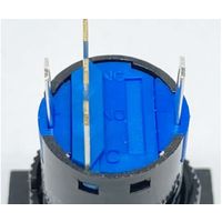 共立電子産業 照光式プッシュスイッチ 長方形 オルタネイト 黄色 24V 65-9645-05 1個（直送品）