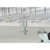 アズワン 折りたたみワゴン用追加カゴ クローム W120cm用 65-9345-25 1個（直送品）