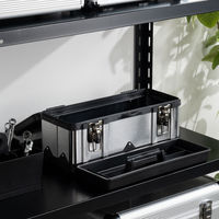 JEJアステージSUSツールボックス STB-390 シルバー1個