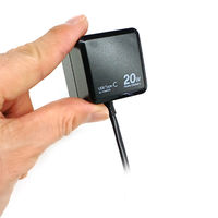 エアージェイ PD20W対応AC充電器直付けTYPE-C BK AKJ-PD20 1台