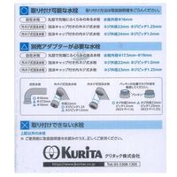 浄水器 蛇口取り付けタイプ ロカシャワー HP15 ホワイト 約3か月 RSHP-3089 1個 クリタック