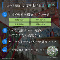 MARO（マーロ）ボディソープ 全身用クレンジングソープ クール ポンプ 本体 400ml