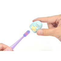 すみっコぐらし ハブラシ マスコット付き吸盤歯ブラシ とかげ 1本 ユーカンパニー 歯ブラシ（子供用）