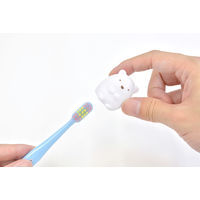 すみっコぐらし ハブラシ マスコット付き吸盤歯ブラシ しろくま 1本 ユーカンパニー 歯ブラシ（子供用）