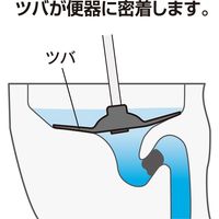 テラモト トイレのつまりとりFIT ワイド(節水便器対応)　短柄トレイ付 トイレ用 CL4210800　1本
