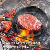 イシガキ 鉄鋳物 スキレット 15cm 木柄 IH ガス火対応 4453 1個