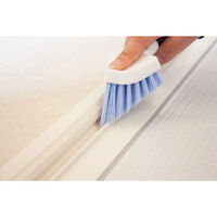 サンベルム お風呂用すみずみブラシ ブルー B33002 1個