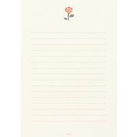 デザインフィル 便箋 しあわせ 24枚入 クローバー柄 20463006 1冊