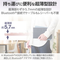 ワイヤレス キーボード Bluetooth パンタグラフ 充電式 スタンド付 ピンク TK-TM15BPPN エレコム 1個