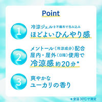 めぐりズム クール ひんやりアイマスク メントール配合 ユーカリの香り 1セット（4枚入×5）花王