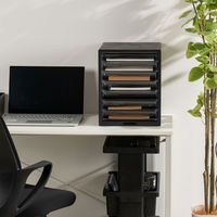 JEJアステージ ファイレックスレターケース M7 7段 ブラック 1個