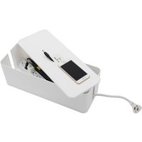 JEJアステージ ケーブルボックス ホワイト 1セット(1個×5)