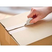 【開梱用カッター】オルファ タッチナイフR 244B-OWH オフホワイト 1セット（1個×10）