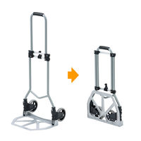 サンワサプライ 折りたたみキャリー(2輪台車) CART-FA5GY 1個