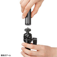 サンワサプライ クランプ式カメラマウント(3関節タイプ) CR-LACAM7 1個