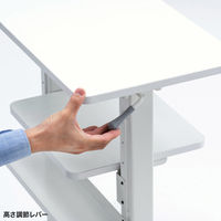 サンワサプライ プロジェクター台 ガス圧昇降 幅550×奥行400×高さ680～1050mm PR-18 1台（直送品）