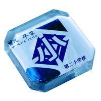 アーテック クリスタルペーパウェイト スクエア 5671 1セット(3個)（直送品）