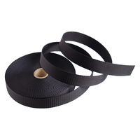 日本紐釦貿易 薄手アミーテープ 巾15mm×10m ブラック AMT15-22 1セット(3巻)