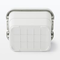 無印良品 再生ポリプロピレン入り 頑丈収納ボックス ミニ 約幅39.5×奥行29.5×高さ37cm 約22L 1セット（1個×4）