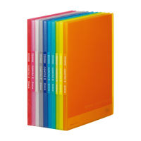 キングジム シンプリーズ クリアーファイル 固定式 透明表紙 A4タテ 20ポケット 赤 186TSP-R 1冊