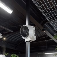 TOPLAND 15cm DCサーキュレーター クリップ扇 風量4段階 2Way電源 SF-CC20 WT 1台