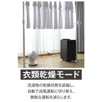 YAMAZEN 除湿機 除湿量6L 衣類乾燥 湿度コントロール 水タンク4.5L ダークグレー YDC-H60(DGY) 1台