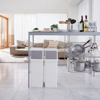 吉川国工業所 フロントオープントラッシュビン 25スリム LBD-08 ゴミ箱 25L 1個