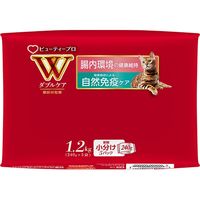ビューティープロ キャット Wケア 腸内・自然免疫ケア 1歳から フィッシュ味 国産 1.2kg 1袋 キャットフード