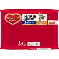 ビューティープロ キャット 下部尿路の健康維持 1歳から チキン味 国産 1.4kg 1袋 キャットフード