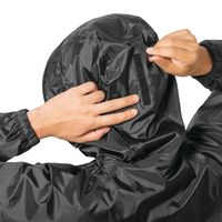 【レインウェア】 Makku（マック） レインスーツ 上下セット 合羽（カッパ） ブラック L AS-5110 1着