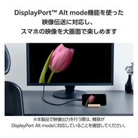 タイプCケーブル (USB-C to C) PD対応 100W 0.5m 黒 MPA-CC1G05BK エレコム 1個