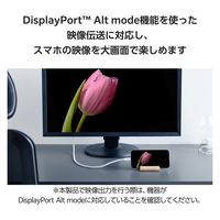 タイプCケーブル (USB-C to C) PD対応 100W 1m 耐久 白 MPA-CC1GSM10WH エレコム 1個（直送品）