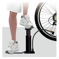 ウィキャン コンパクト 足踏み式空気入れ WJ-9218 1個