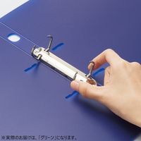 リヒトラブ CUBE FIZZ リングファイル<ツイストリング スマートスリム> グリーン F7005-7 1箱(10冊入)