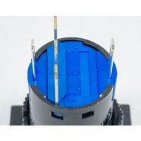 共立電子産業 照光式プッシュスイッチ 長方形 モーメンタリ 緑色 12V 65-9235-03 1個（直送品）