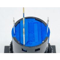 共立電子産業 照光式プッシュスイッチ 長方形 オルタネイト 赤色 12V 65-9235-06 1個（直送品）