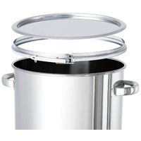 MONOVATE 南京錠付ステンレス密閉容器 70L CTLK-43H 1個 65-6681-22（直送品）