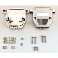 共立電子産業 Dーsubカバー インチネジ 25pin 銀 5個入 65-8879-46 1パック(5個)（直送品）