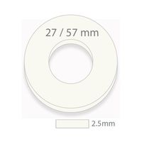 コロプラスト ブラバ プロテクティブシール 厚み2.5mm×内径27mm×外径57mm 12037 1箱(10枚) 65-0319-37（直送品）