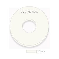 コロプラスト ブラバ プロテクティブシール 厚み2.5mm×内径27mm×外径76mm 12033 1箱(10枚) 65-0319-35（直送品）