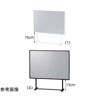 アズワン スチール製ポップスタンド(両面仕様) A2 ブラック 65-8873-96 1個（直送品）