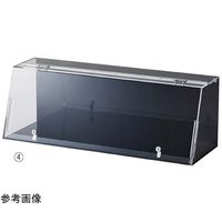 アズワン 鍵付きショーケース 白色LED照明付き W87cm 65-8768-07 1個（直送品）