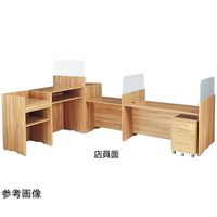 アズワン 仕切りパネル H100cmカウンター用 ホワイト 65-8883-48 1枚（直送品）