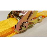 アズワン SEWOTA ラチェット式ラッシングベルト 3tタイプ 固定側:1M 調整側:3M ワンピース 65-8102-13 1本（直送品）