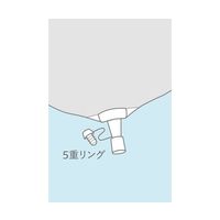 コロプラスト アシュラ ウロバッグ AC(エアーコンベックス付) 透明 31mm 12996 1箱(6枚) 65-0318-04（直送品）