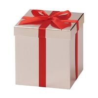 アズワン プレゼントボックス【クリスマスツリー装飾】ゴールド 3個セット 65-8117-15 1セット(3個)（直送品）