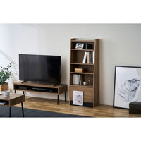 アイリスオーヤマ アイアンウッドAVボード ブラック/アッシュブラウン IWAB-1000R 1台